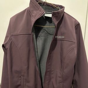 Columbia soft shell fleece lined jacket